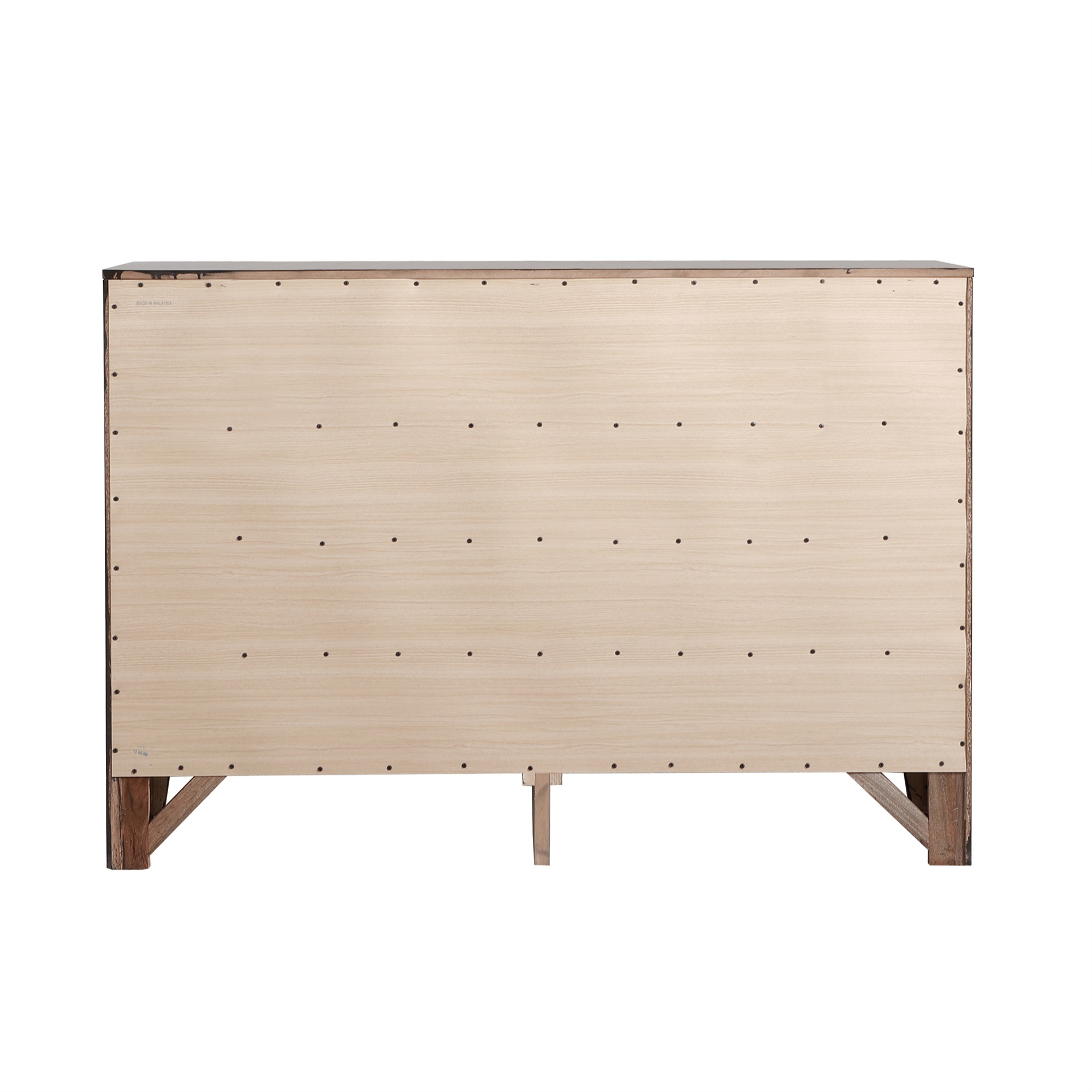 Passion Furniture  Marilla 8-Drawer Cappuccino Dresser - 41 x 59 x 17 in.
