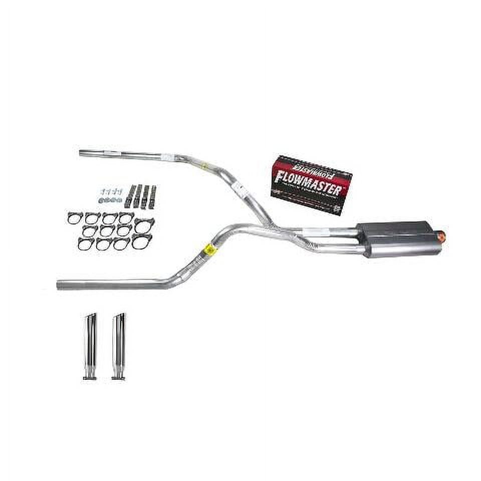 F150 87-94 dual exhaust 2.5 pipe Flowmaster 50 RC Tip