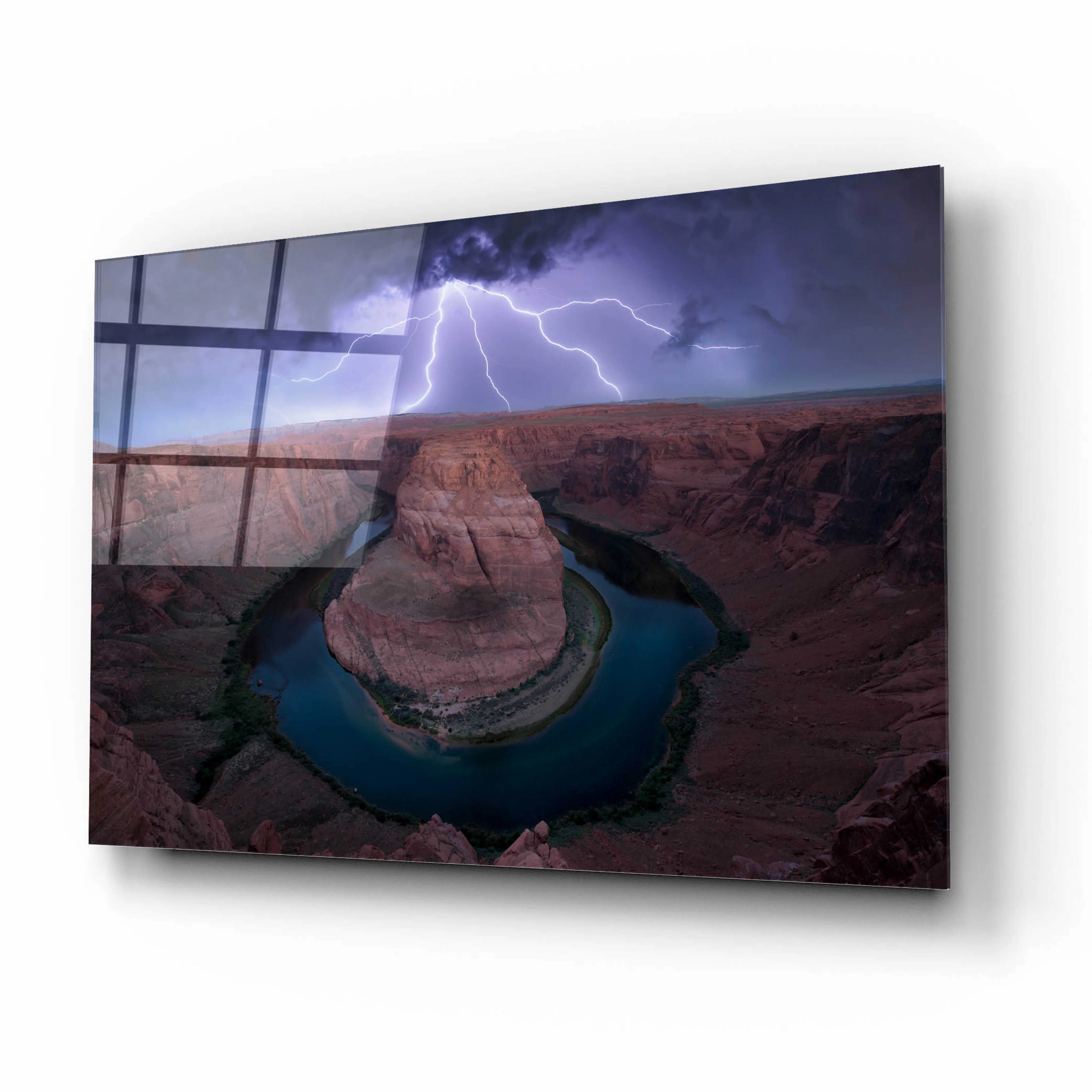 Epic Art 'Horse Shoe Bend' by Edin Chavez, Acrylic Glass Wall Art, 16