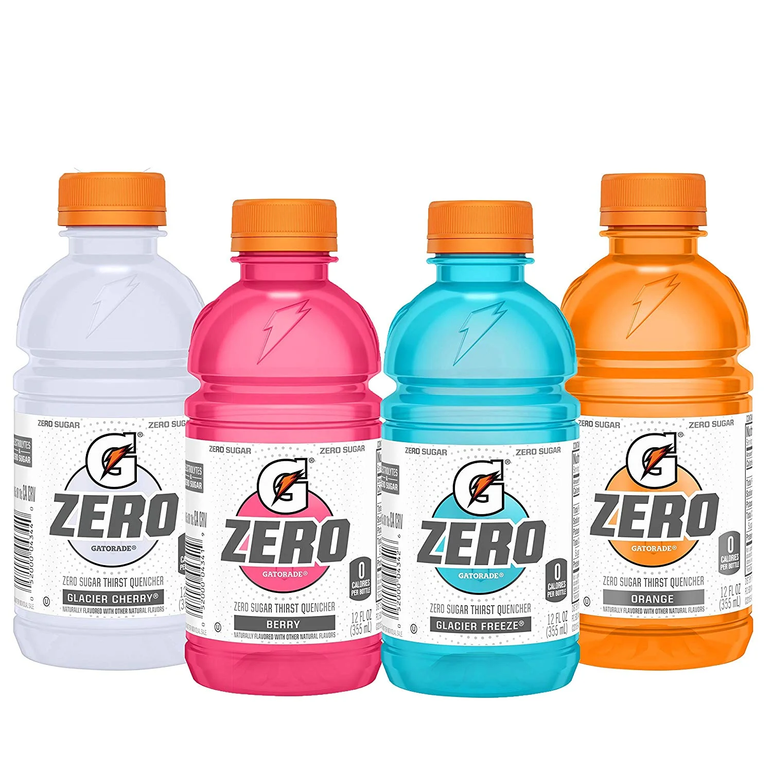 Gatorade Zero Sugar Thirst Quencher Sport Drink, Variety Pack, 12 Fl Oz, 24 Bottles