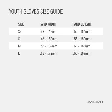 Giro Bravo Jr Youth Road Cycling Gloves