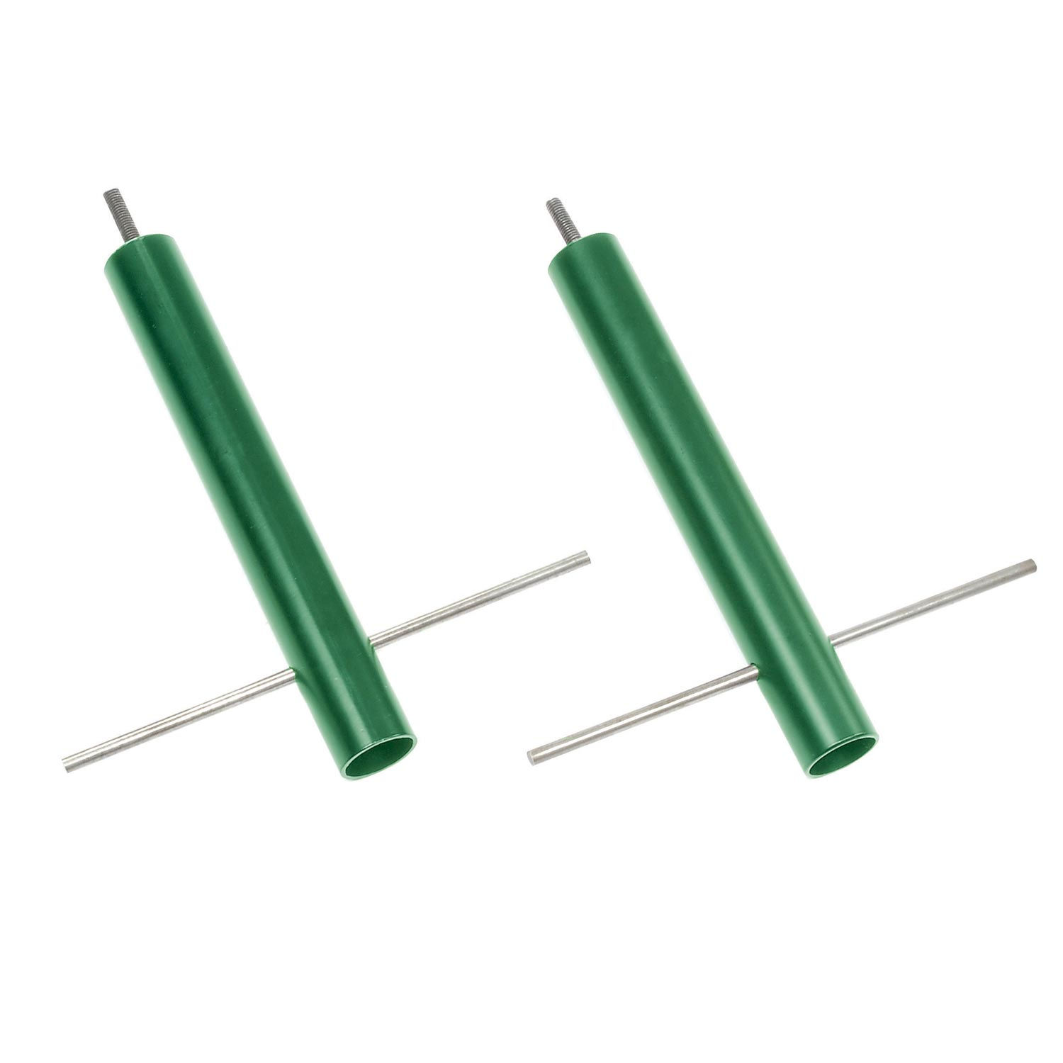 Wave Bike Rack, Green, Below Ground Mount, 5-Bike Capacity