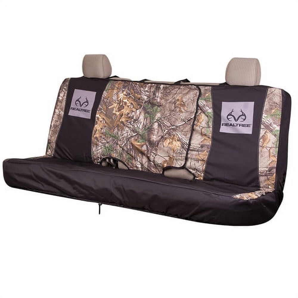 Realtree Camo Universal Waterproof Full Size Bench Seat Cover for Trucks, SUVs and Cars
