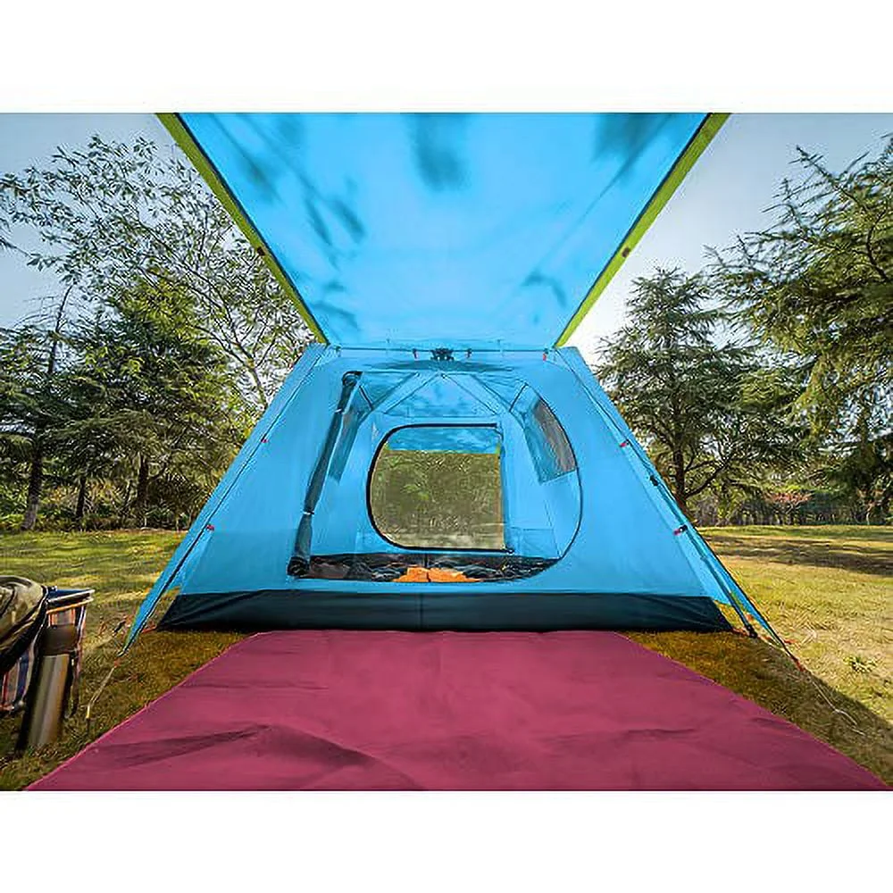 KAZOO Family Camping Tent Large Waterproof Pop Up Tents 4 Person