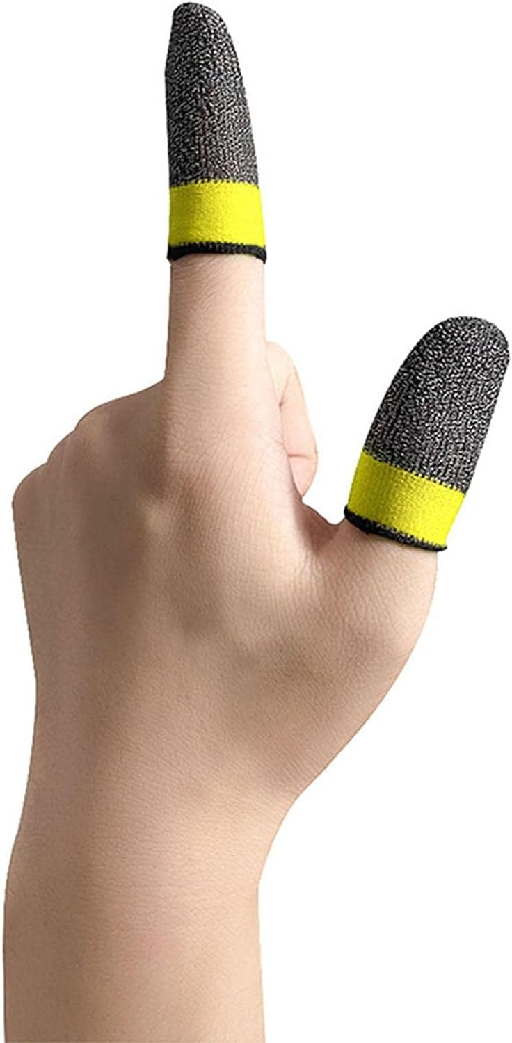 Mobile Game Finger Sleeve Touch Screen Finger Sleeve For Mobile Controller Thumb Sleeves Anti-Sweat Breathable Sensitive Shoot And Aim Keys