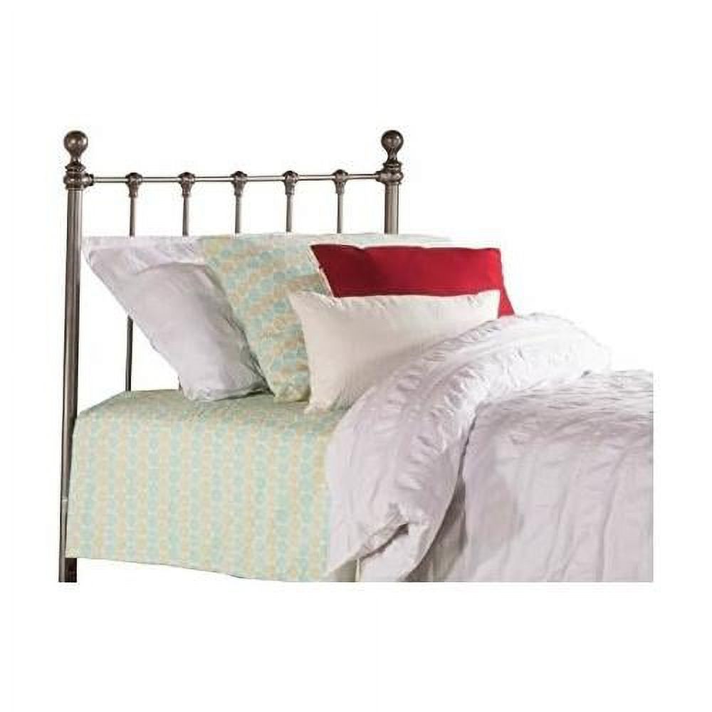 Metal Duo Spindle Headboard In Black