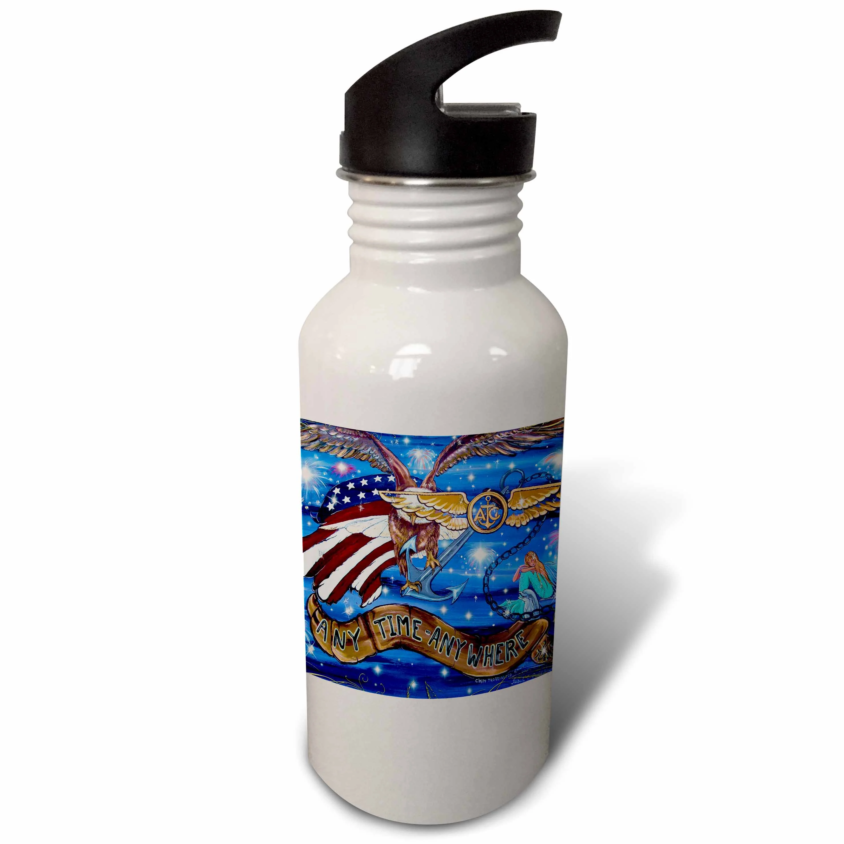 Aircrew Patriot 21 oz Sports Water Bottle wb-6700-1