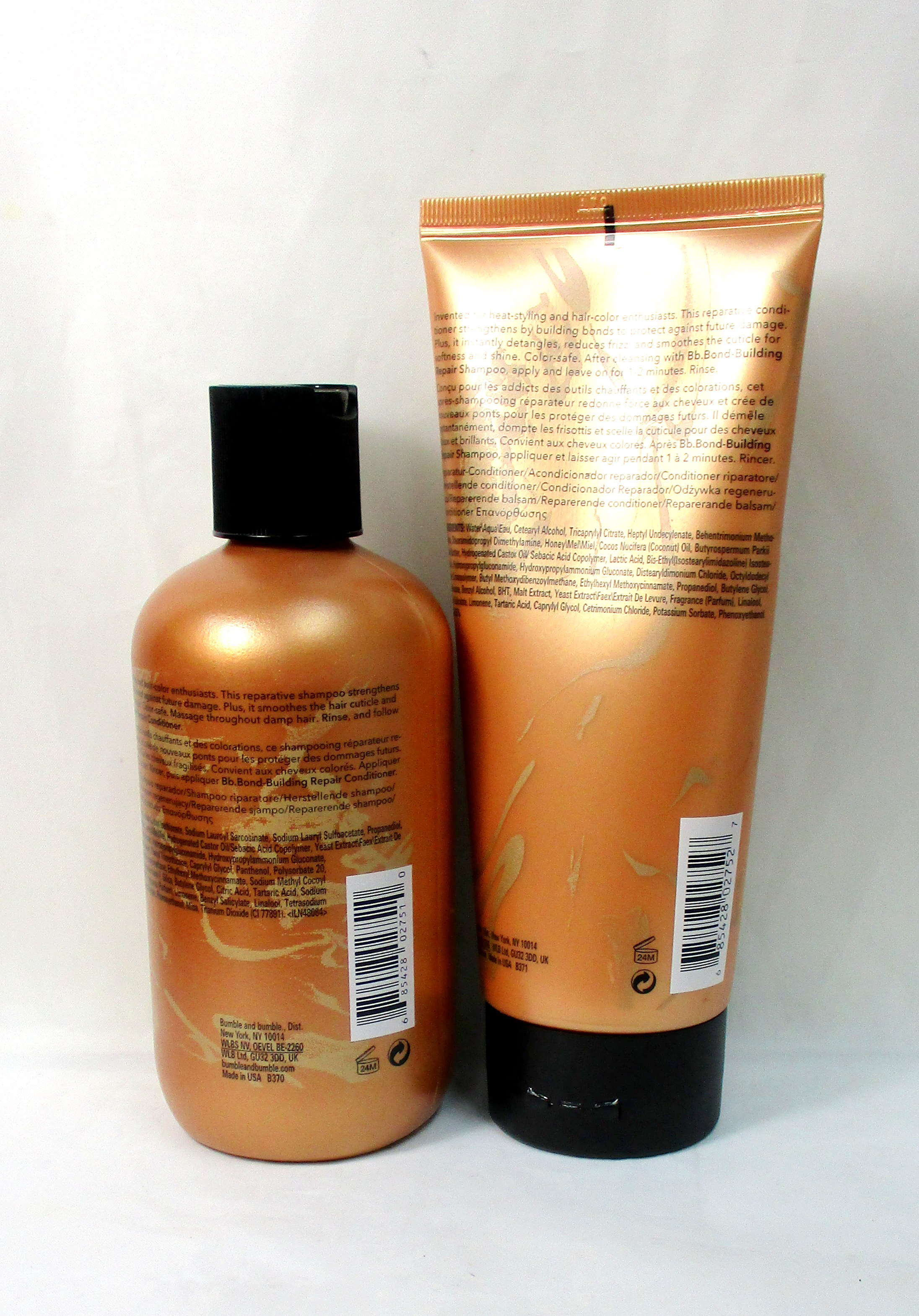 Bumble and Bumble Bond Building Repair Shampoo and Conditioner 8.5 -6.7 oz Duo Set