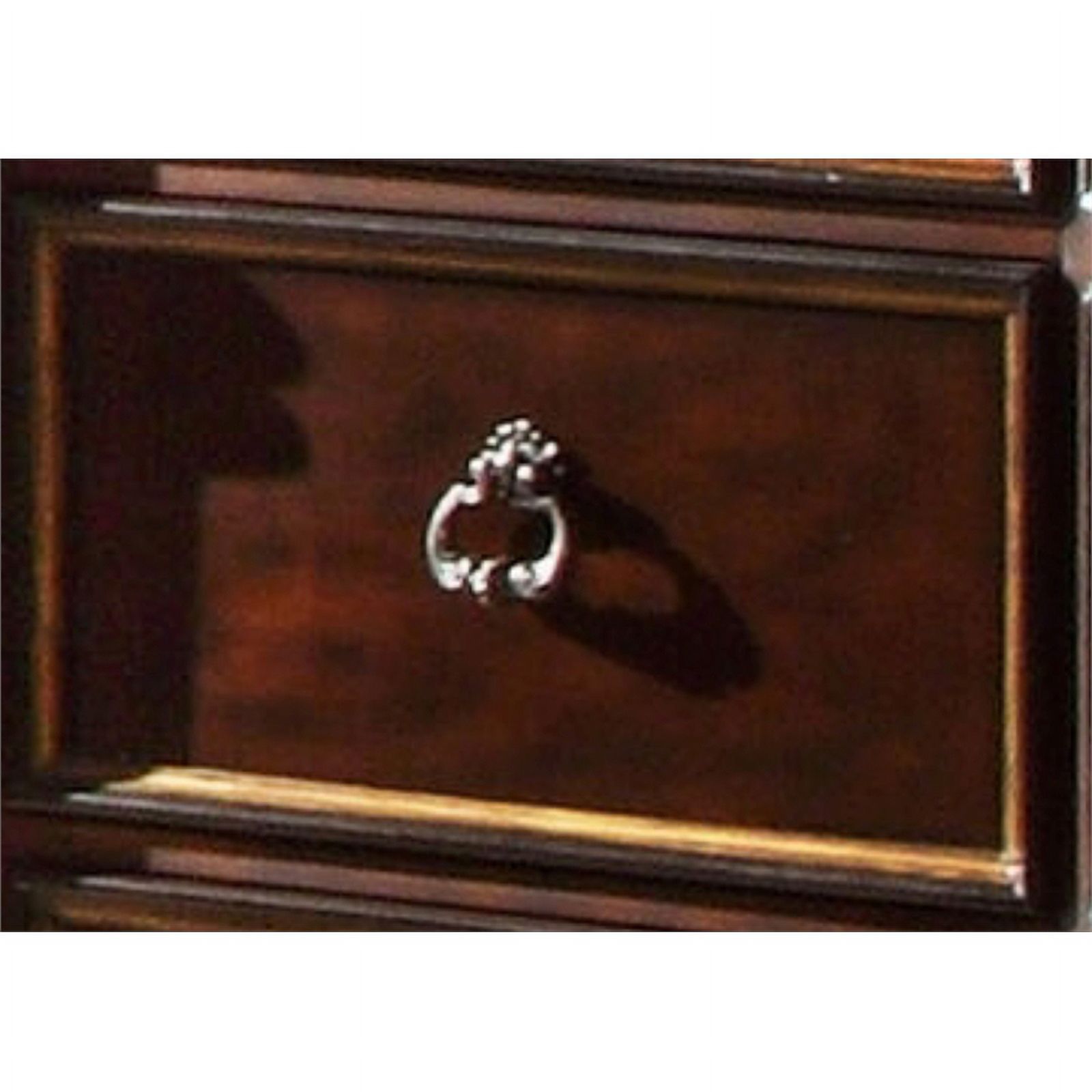 Bella Traditional Dresser made with Wood In Dark Walnut Color