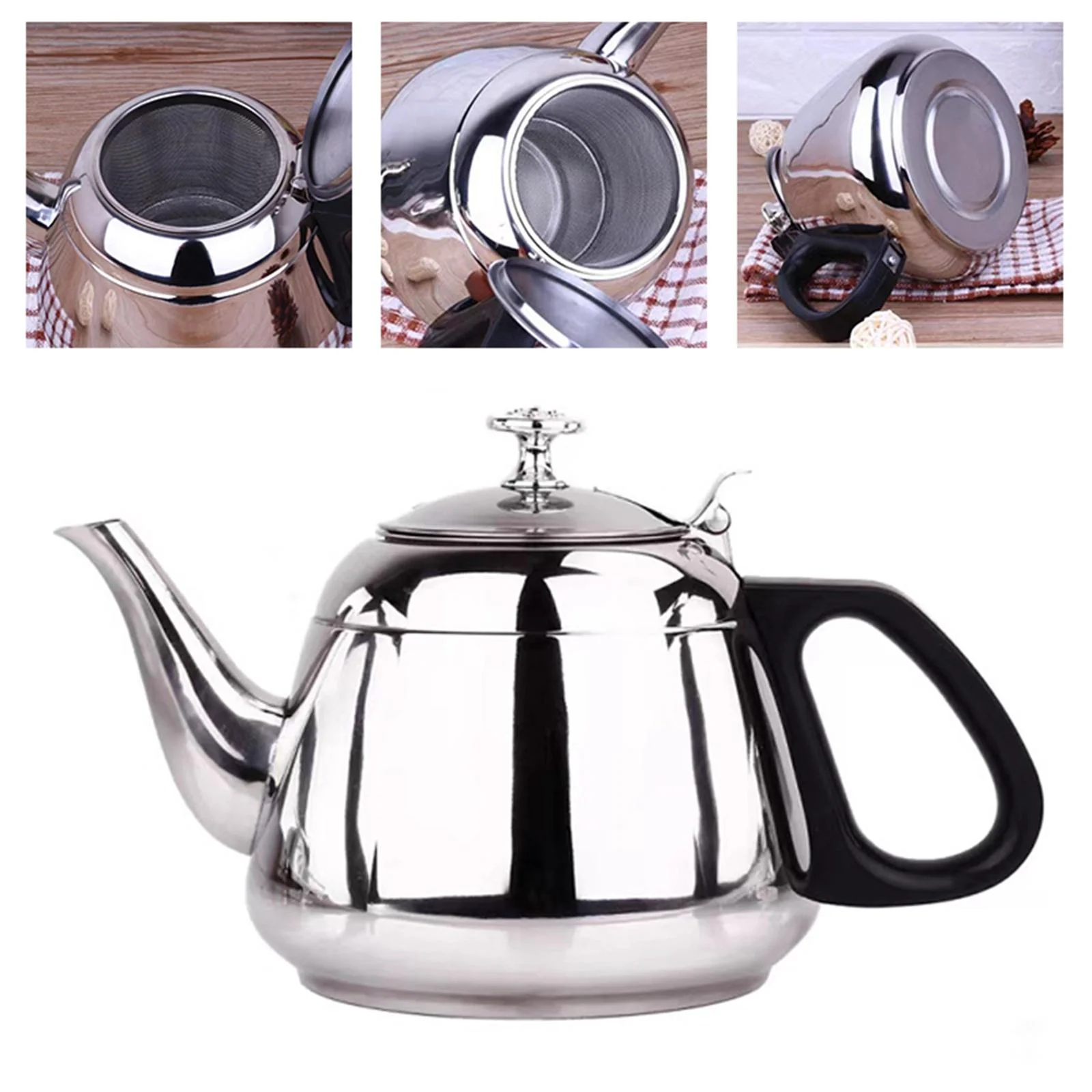 Household Kettle Teapot Kettle Picnic Tea Pot Kettle Sounding Kettle 2L