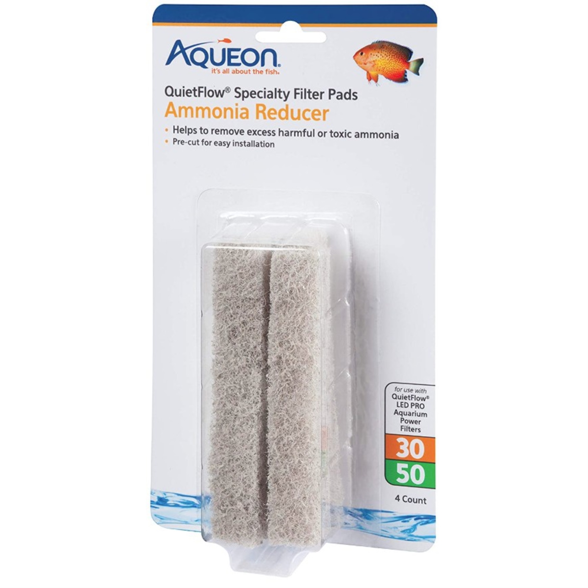 Aqueon Ammonia Reducer for QuietFlow LED Pro Power Filter 30/50