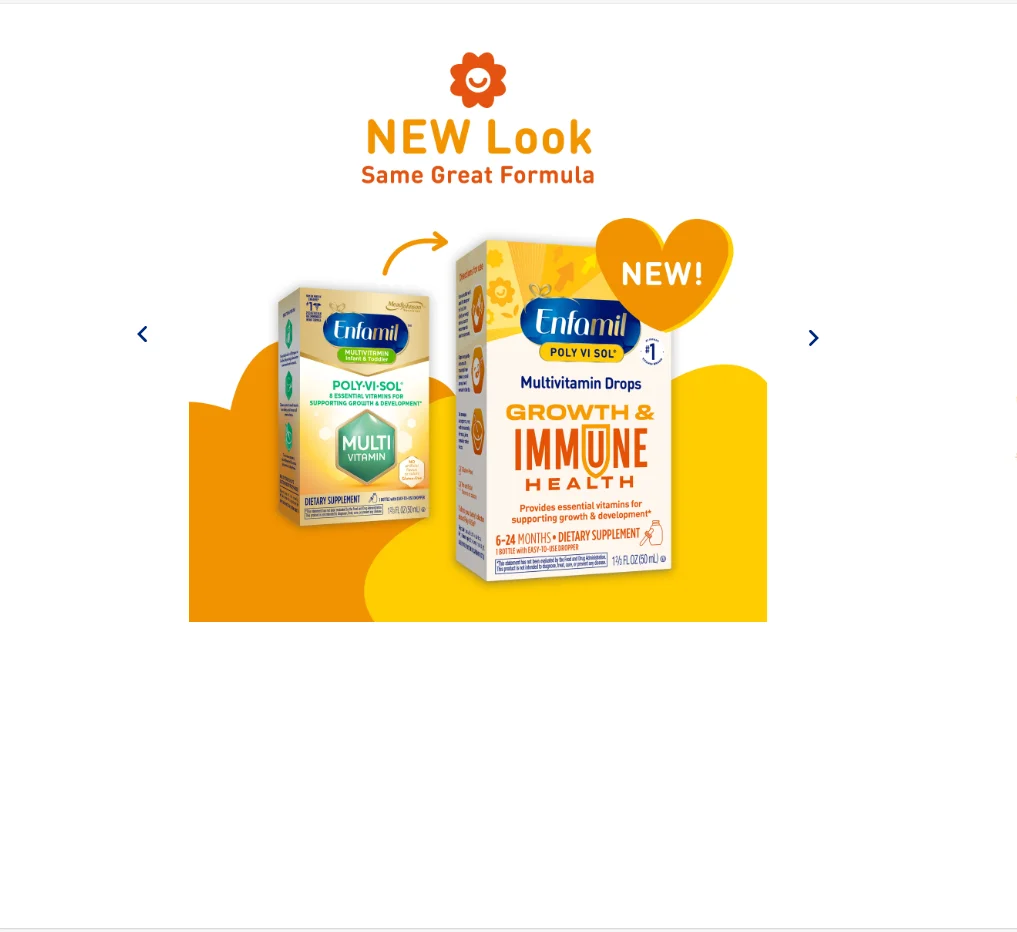 Enfamil Poly-Vi-Sol Liquid Multivitamin Supplement 50 mL (Pack of 3)