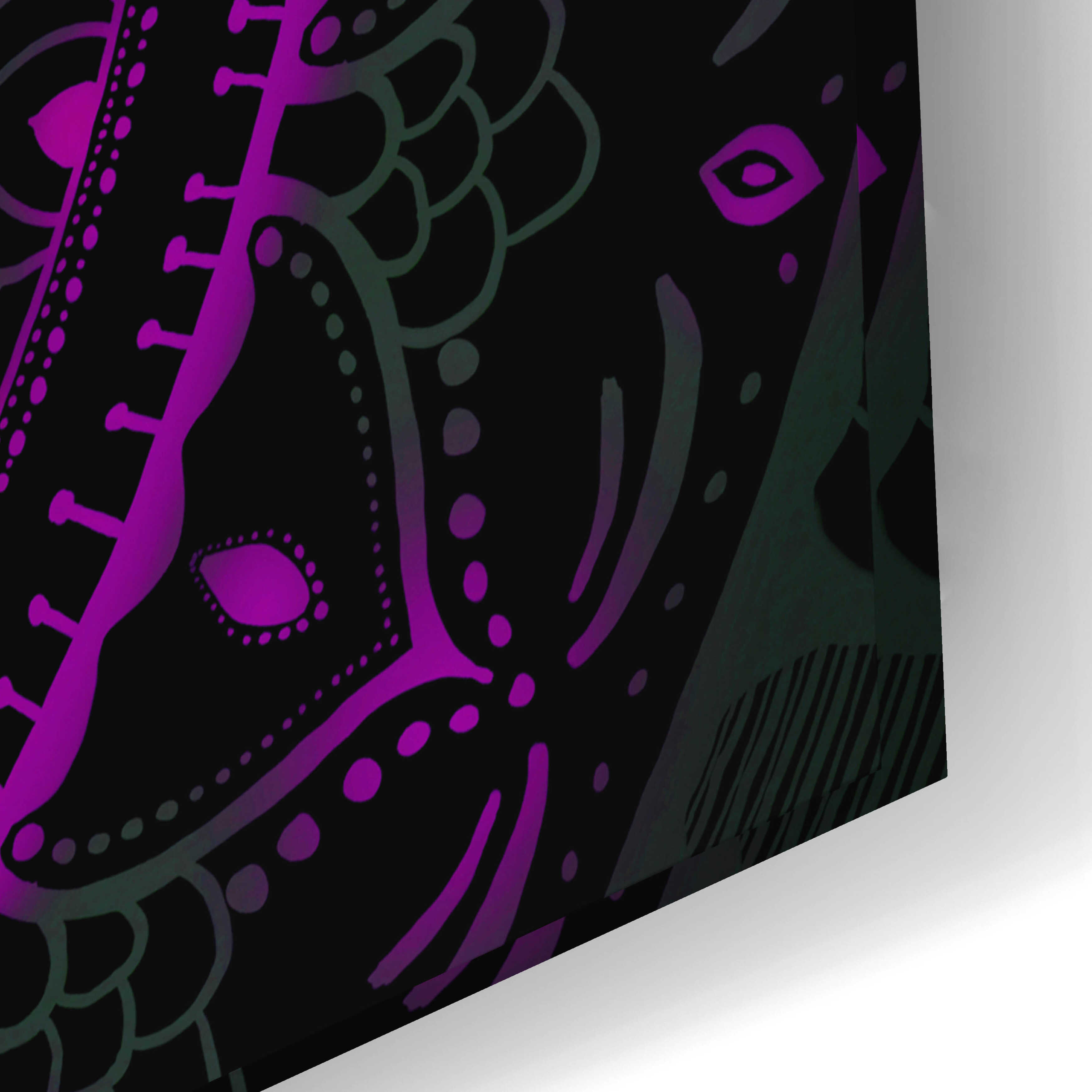 Epic Art 'Zen Mandala 3' by Cameron Gray, Acrylic Glass Wall Art, 24