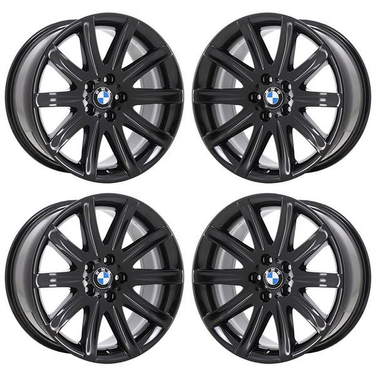 BMW 745i 2002 - 2012 GLOSS BLACK Factory OEM Wheels Rims (Not Replicas) (W)