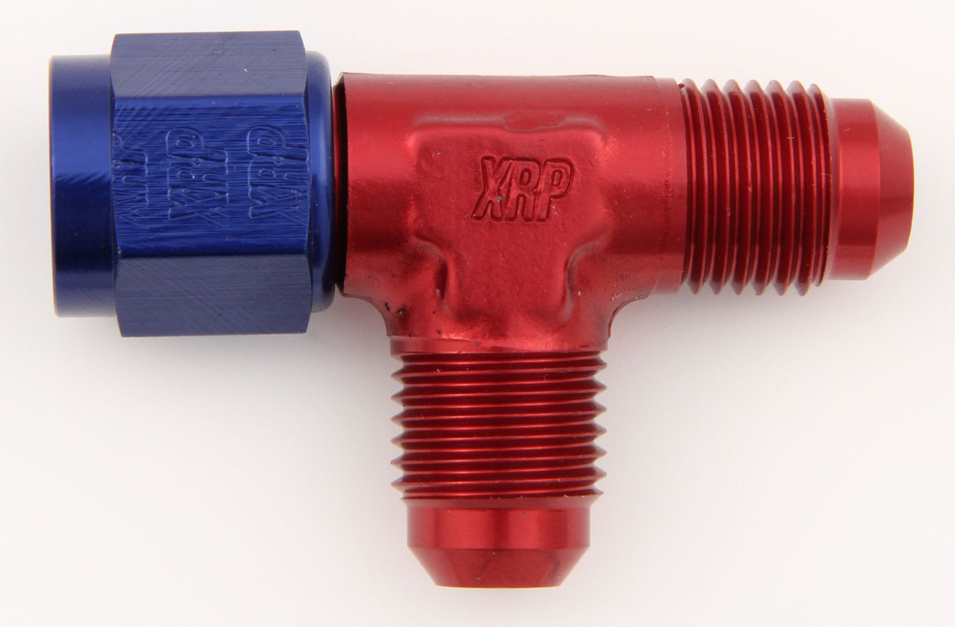 Xrp Xtreme Racing Prod. Aluminum Red/Blue 3 An Adapter Tee Fitting P/N 900303