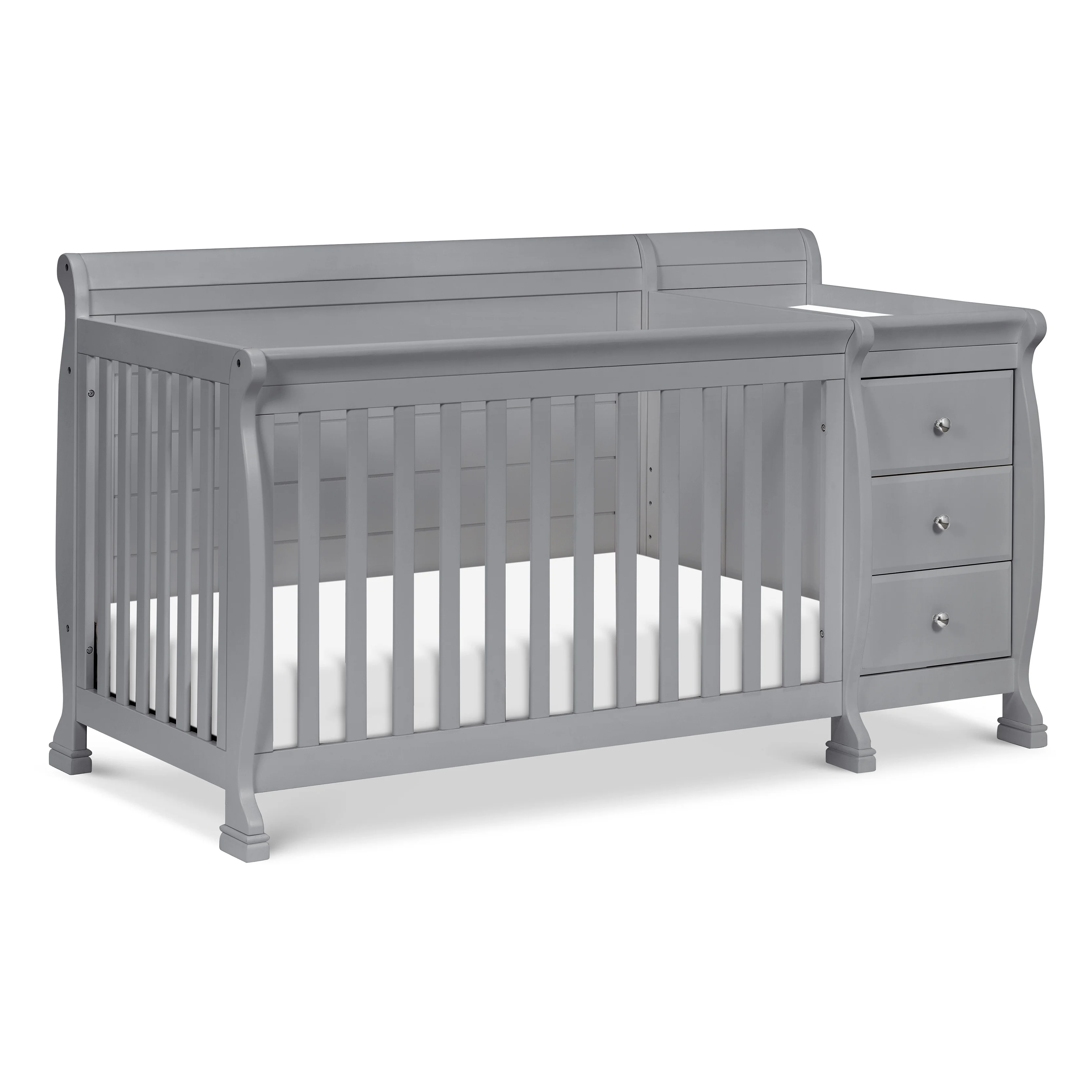 DaVinci Kalani 4-in-1 Convertible Crib & Changer in Grey