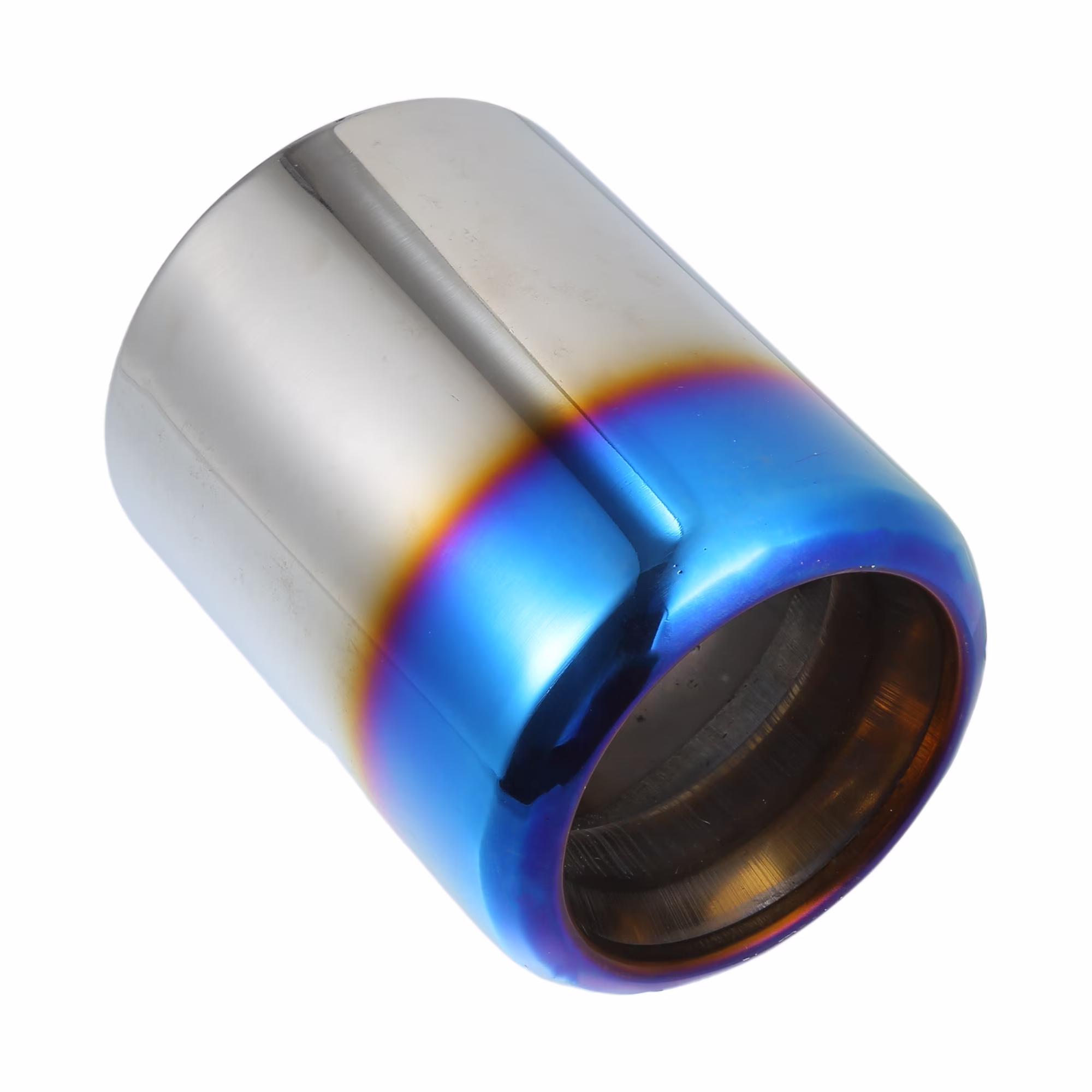 Auto Exhaust Tip Tail Pipe for Mazda 6 2013-2017 Stainless Steel Silver Tone Baked Blue 1 Pcs