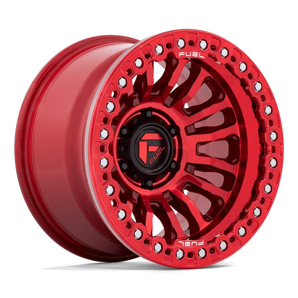 Fuel Off-Road FC125 Rincon Beadlock 17X9 -38 Candy Red Wheel 6X139.7 (QTY 1)