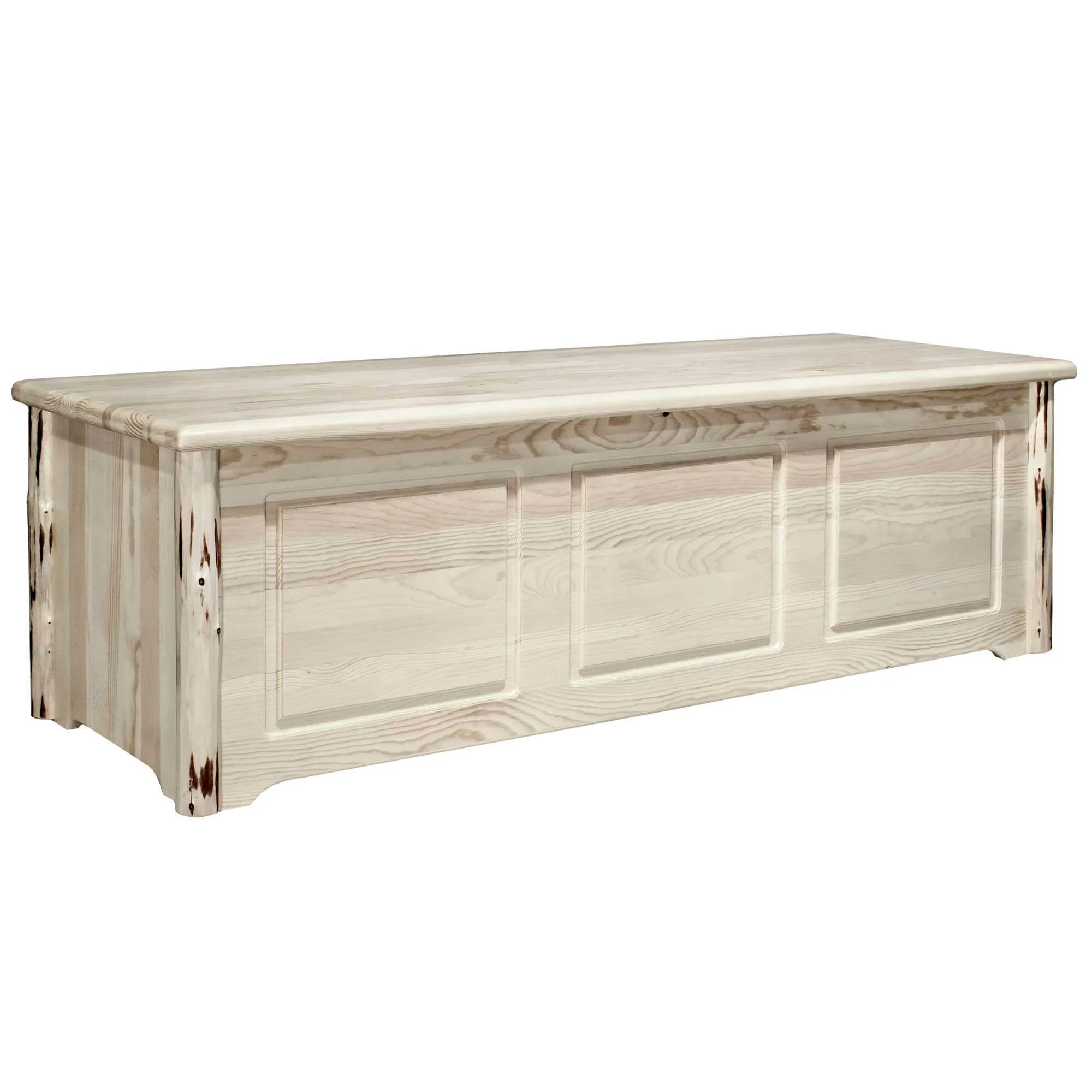 Montana Collection Blanket Chest, Clear Lacquer Finish