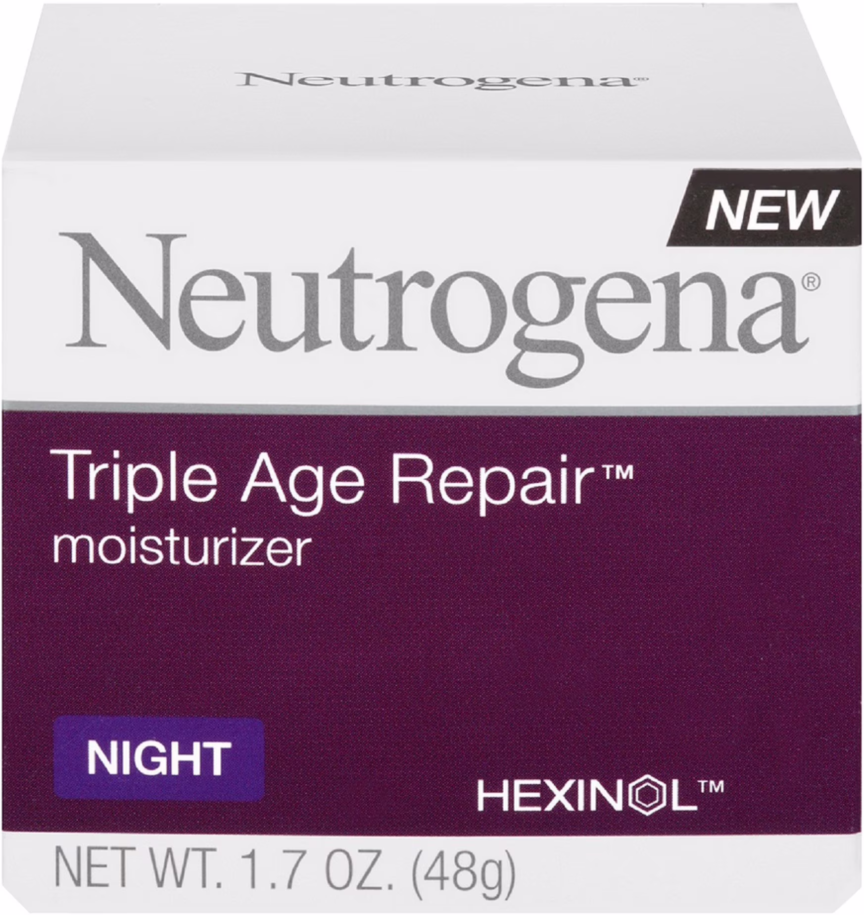 Neutrogena Triple Age Repair Night Moisturizer, 1.7 oz (Pack of 6)