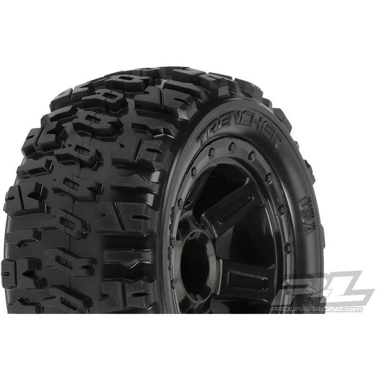 Pro-Line Racing 1/16 Trencher 2.2 M2 Tire Mnt Desperado WhlERevo PRO119411