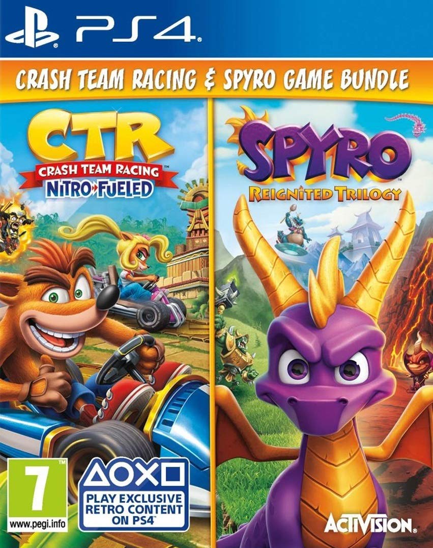 Crash Team Racing: Nitro Fueled & Spyro: Reignited Trilogy (Bundle) (PS4)