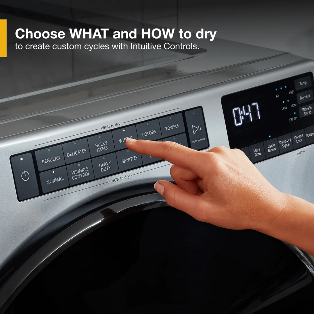 WHIRLPOOL WGD5605MC  FRONT LOAD GAS DRYER White