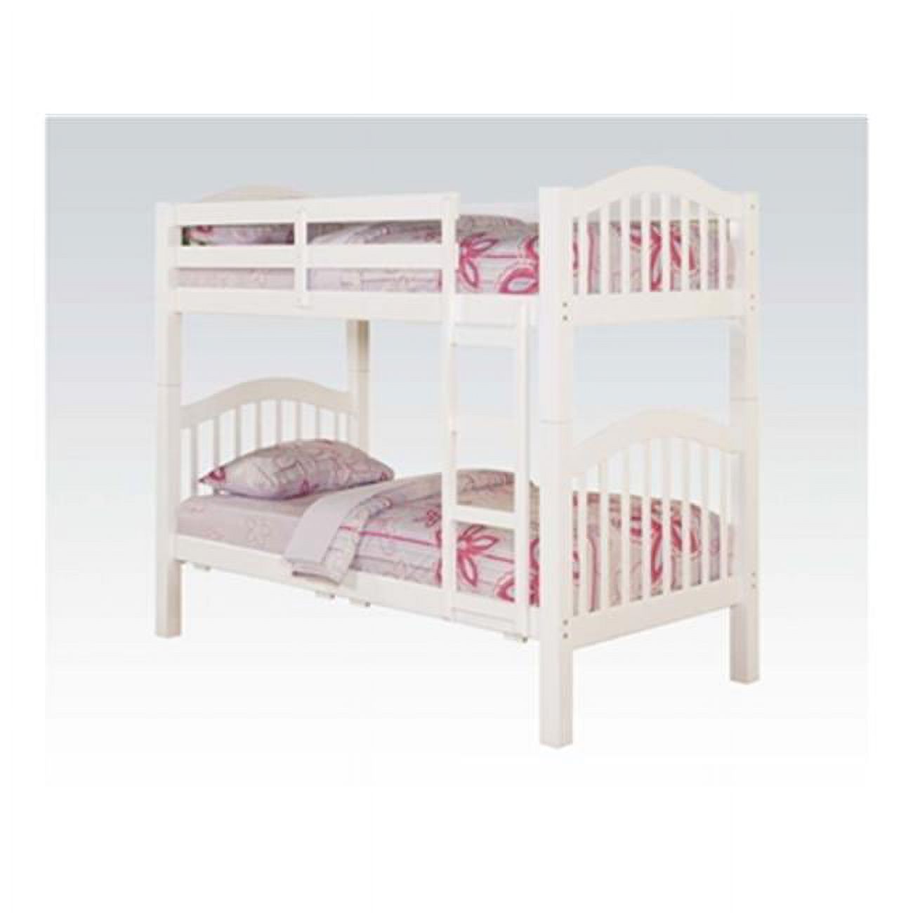 Acme Furniture KD WH Wooden Bunkbed - White
