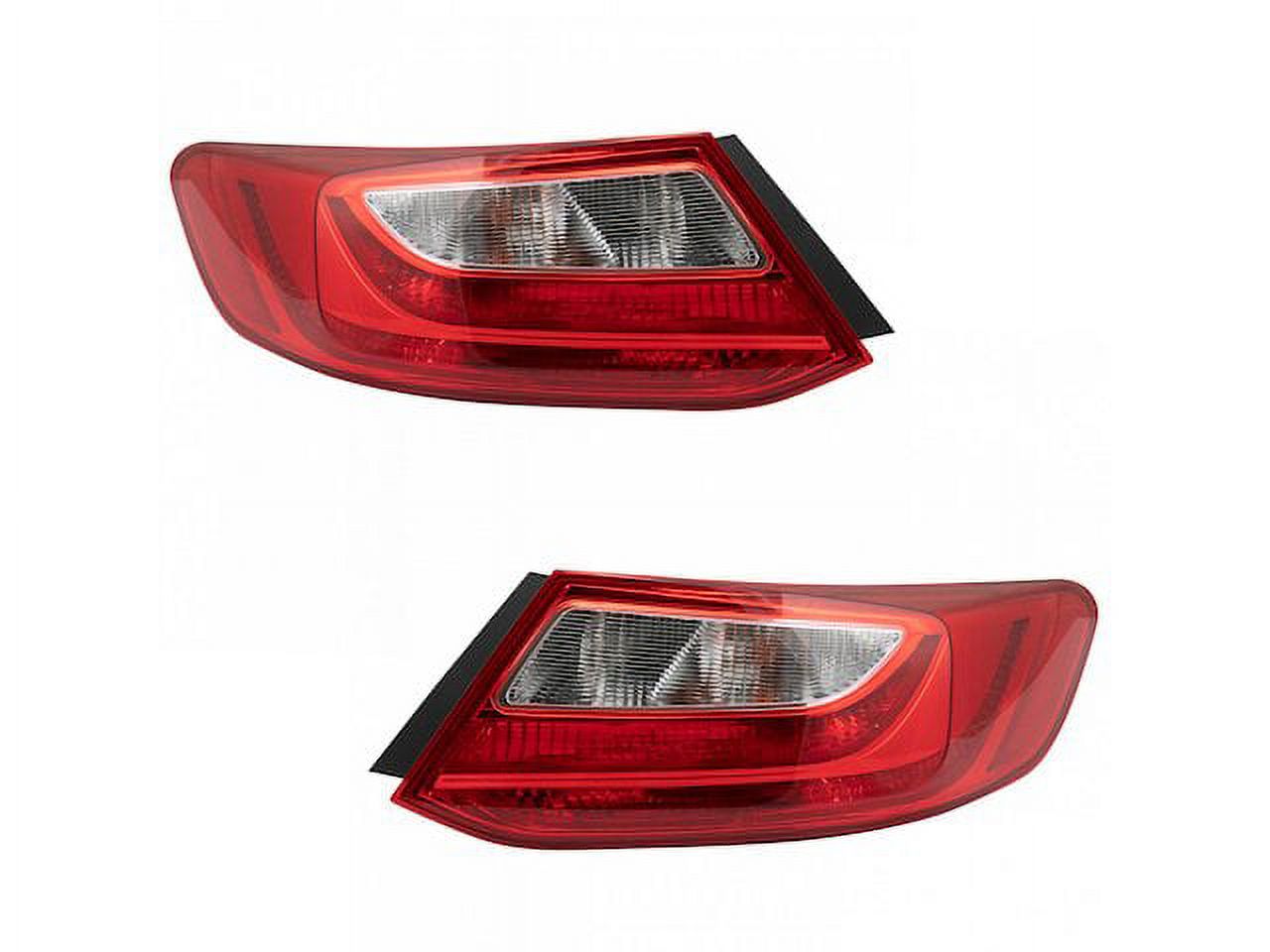 Tail Light Assembly Set 2 Piece - Compatible with 2013 - 2015 Honda Accord Coupe 2014