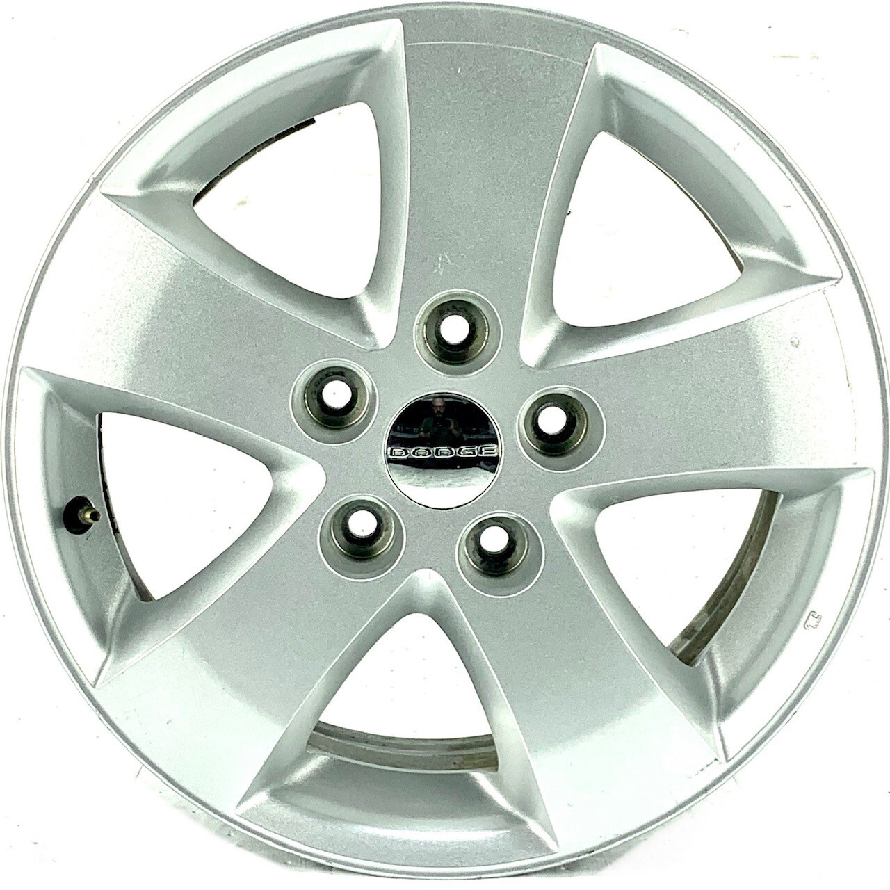 Pre-Owned 2011-2019 Dodge Journey 17x6.5 Wheel Aluminum 5 Solid Spoke Painted Silver OEM (Good)