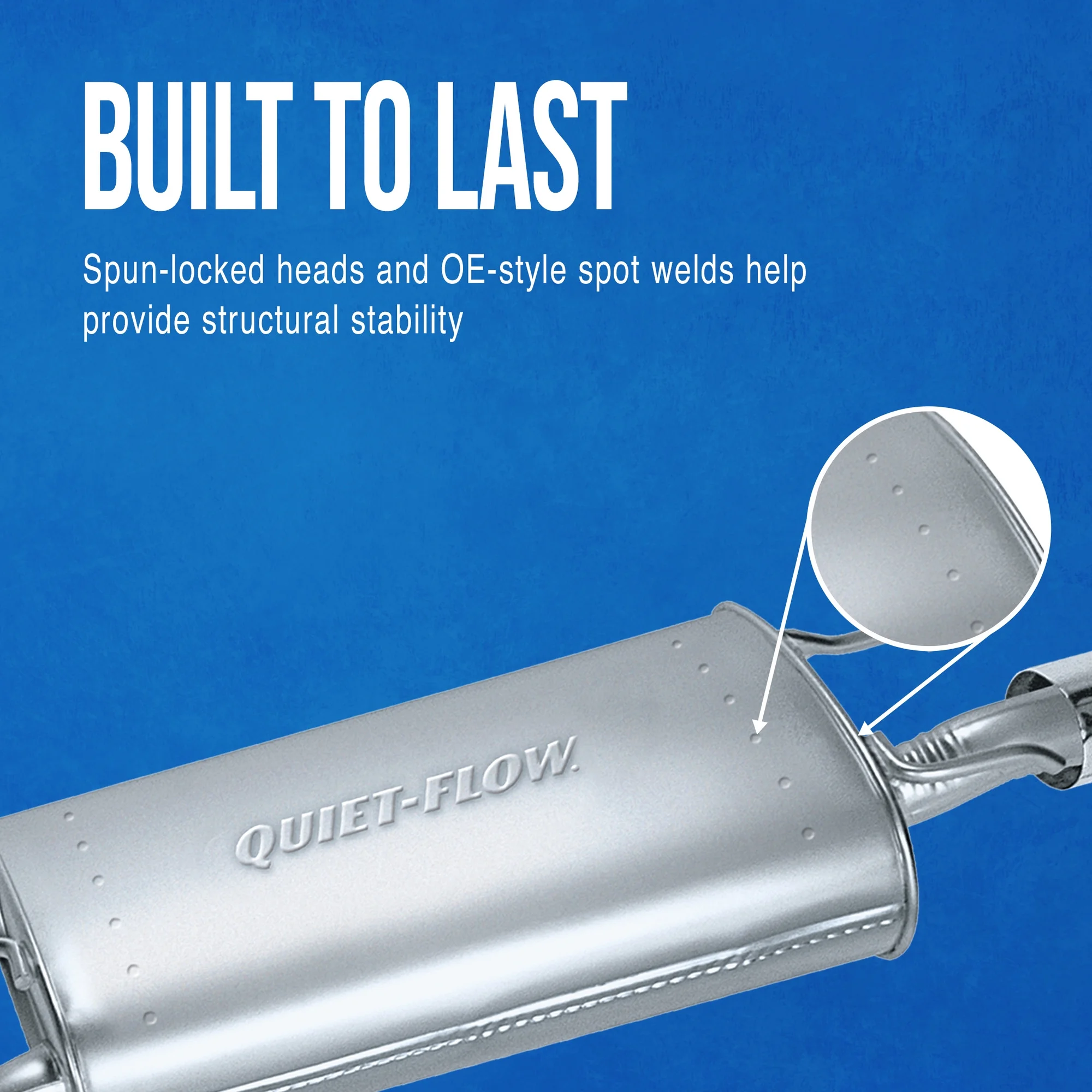 Walker Exhaust Quiet-Flow 54632 Exhaust Muffler Assembly Fits select: 2003-2006 MITSUBISHI OUTLANDER