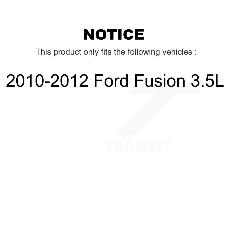 Transit Auto - Front Steering Tie Rod End & Boot Kit For 2010-2012 Ford Fusion 3.5L KTB-100811