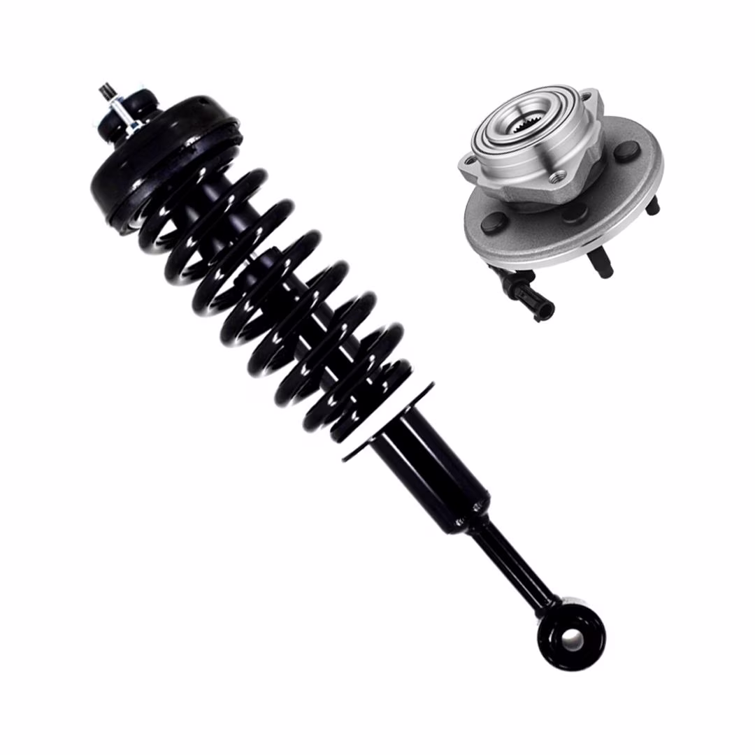 Front Wheel Hub Bearing-Quick Complete Strut For 2003-2005 Lincoln Aviator