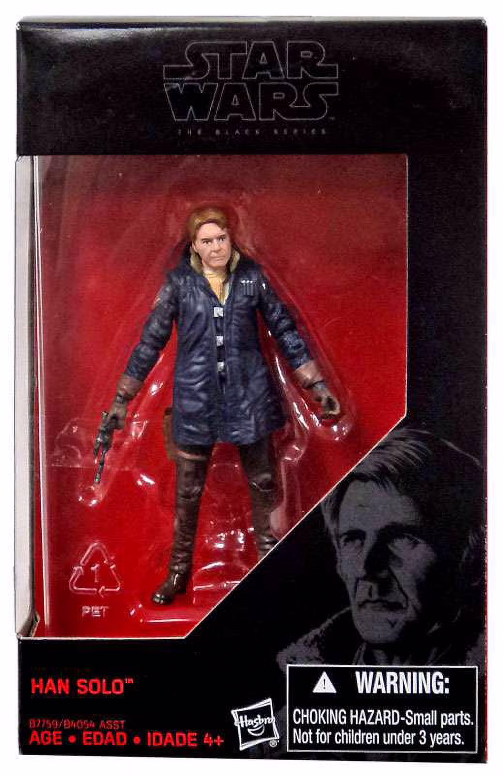 Star Wars:The Force Awakens, theBlack Series, Han Solo [Starkiller Base] Action Figure, 3.75 Inches