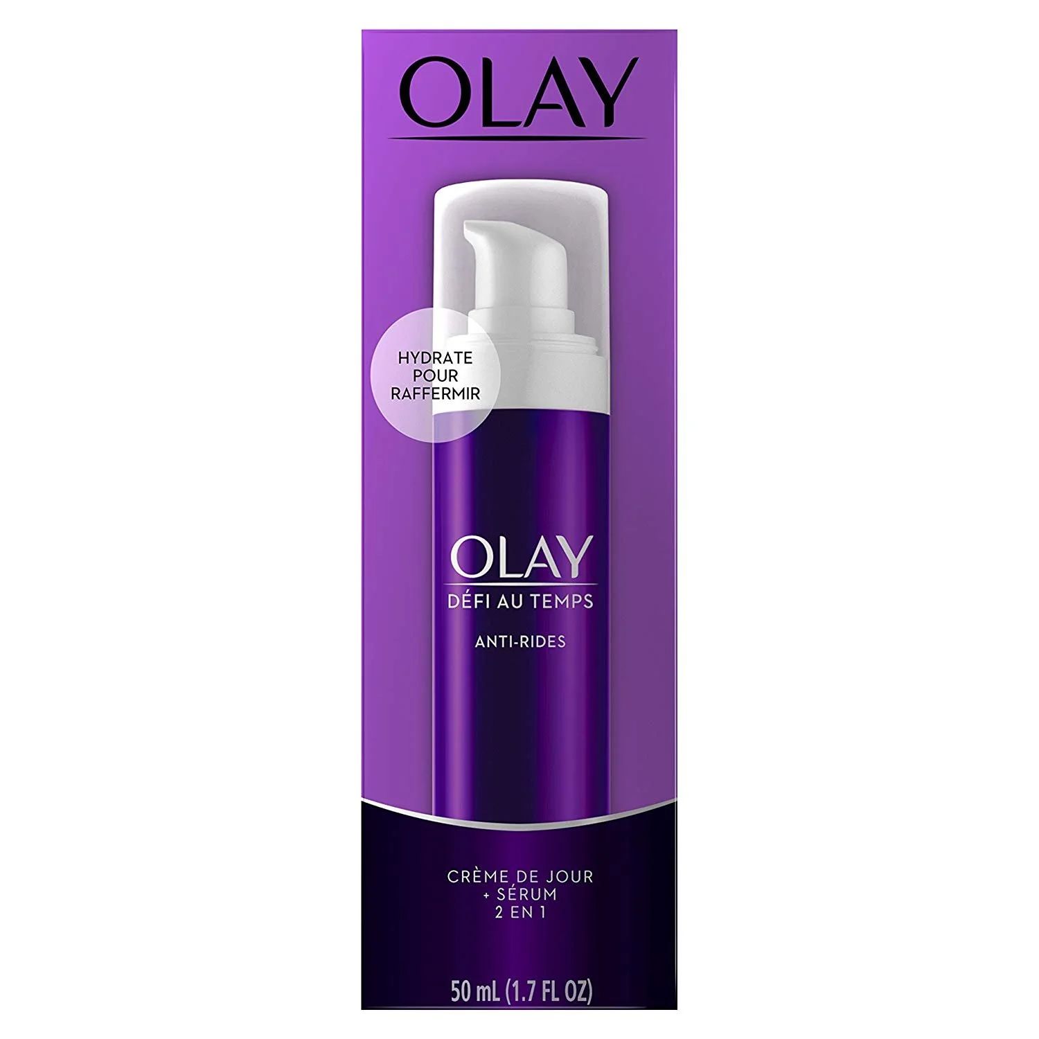 Olay Age Defying Anti-Wrinkle 2-in-1 Day Cream + Face Serum, 1.7 fl oz