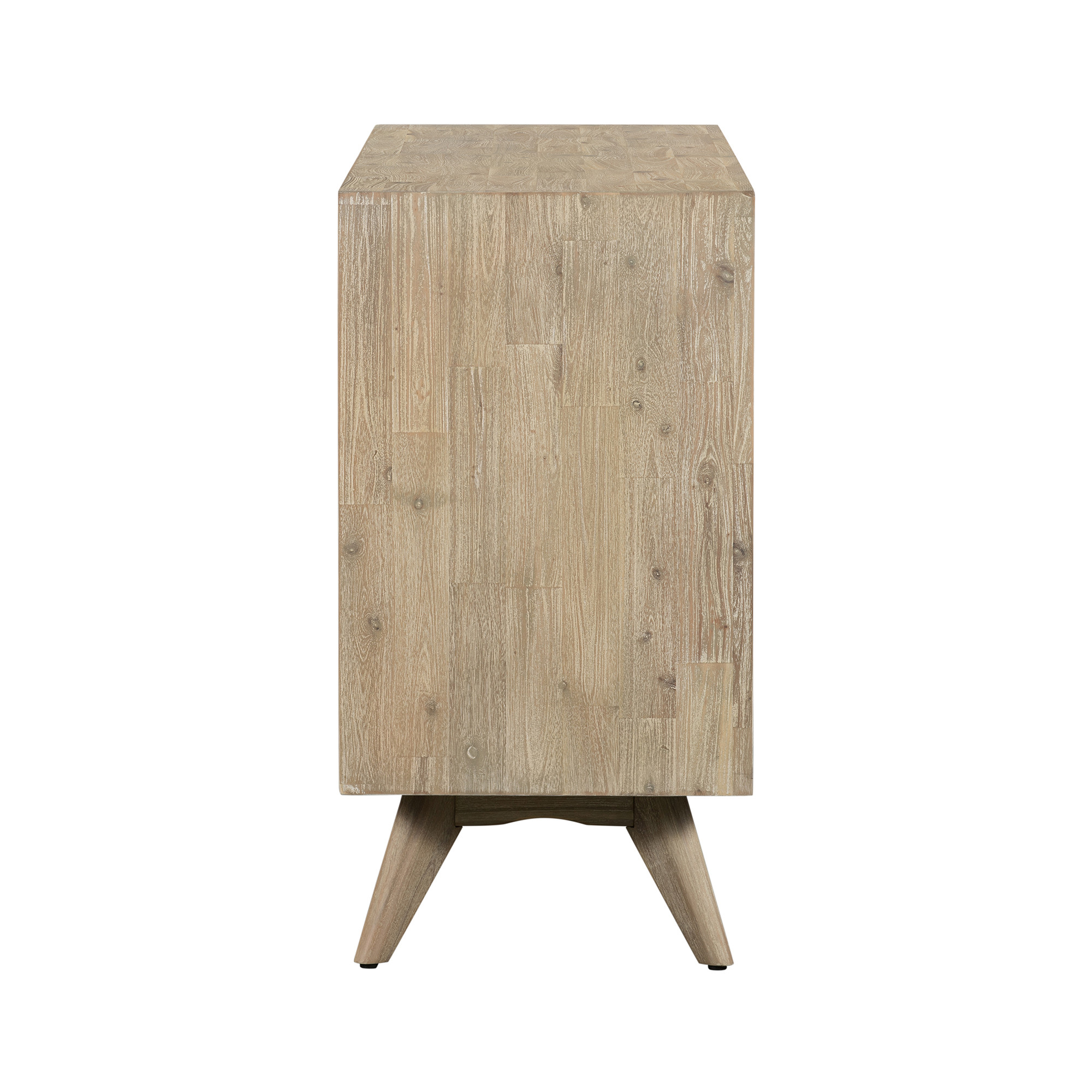 HomeRoots 518624 63 in. Brown Solid Wood Six Drawer Double Dresser