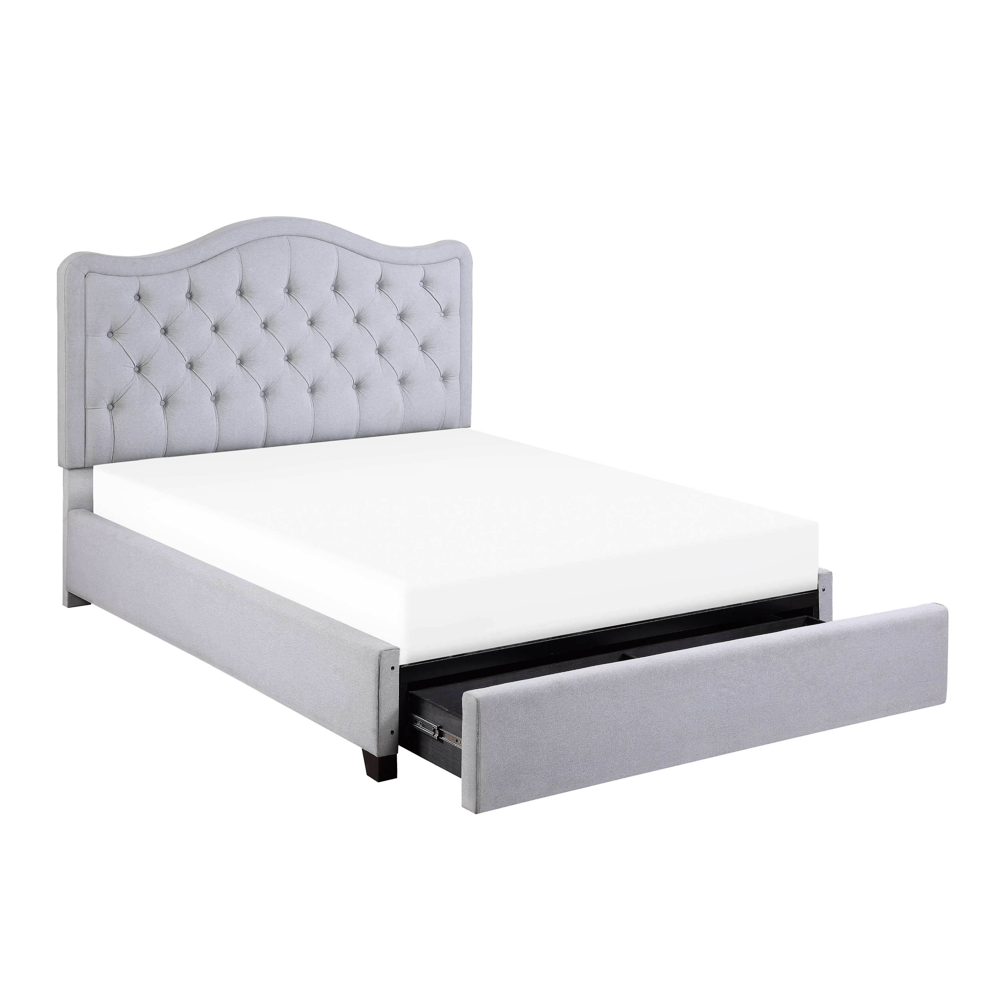 Fremont & Park Terza Upholstered Platform Bed with Storage Drawer King