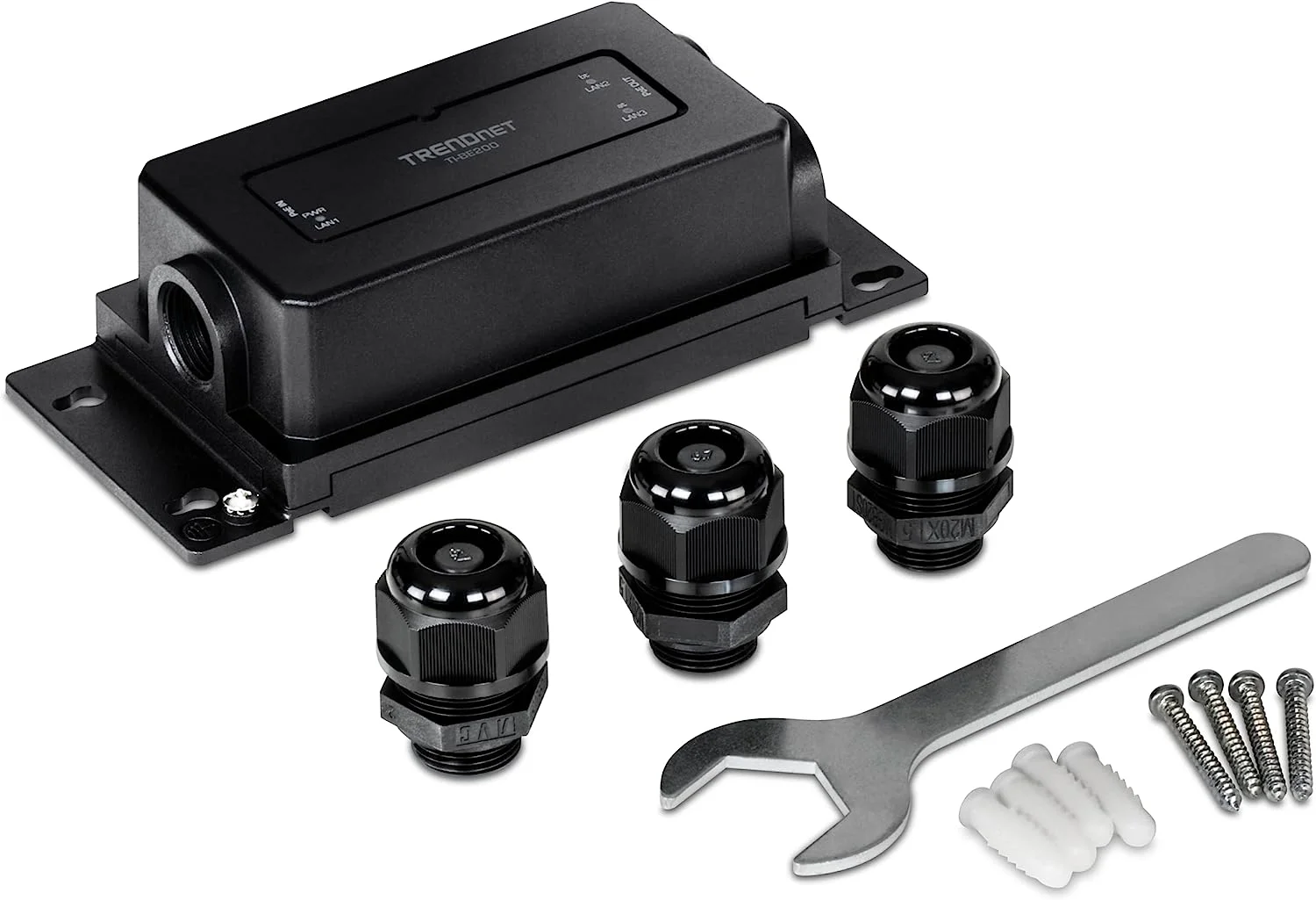 TRENDnet  TI-BE200, 2-Port Industrial Outdoor Gigabit PoE++ Extender