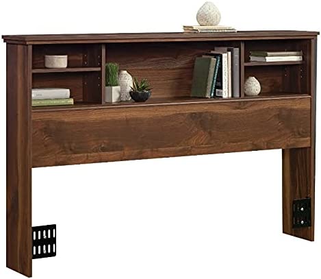 RUNFAYBIU River Ranch Full/Queen Bookcase Headboard Grand Walnut  Grand Walnut Finish