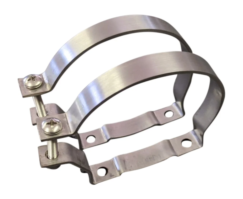 3x13 End Fill Round Spun Aluminum Gas Tank ( .40 Gallon ) w/Vent Tube & Brackets - 1/4 NPT