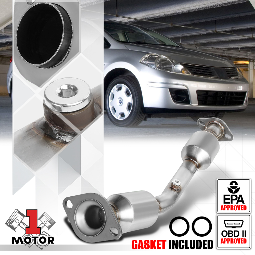 Stainless Bolt On Exhasust Catalytic Converter for 07-12 Nissan Versa 1.8 MR18DE
