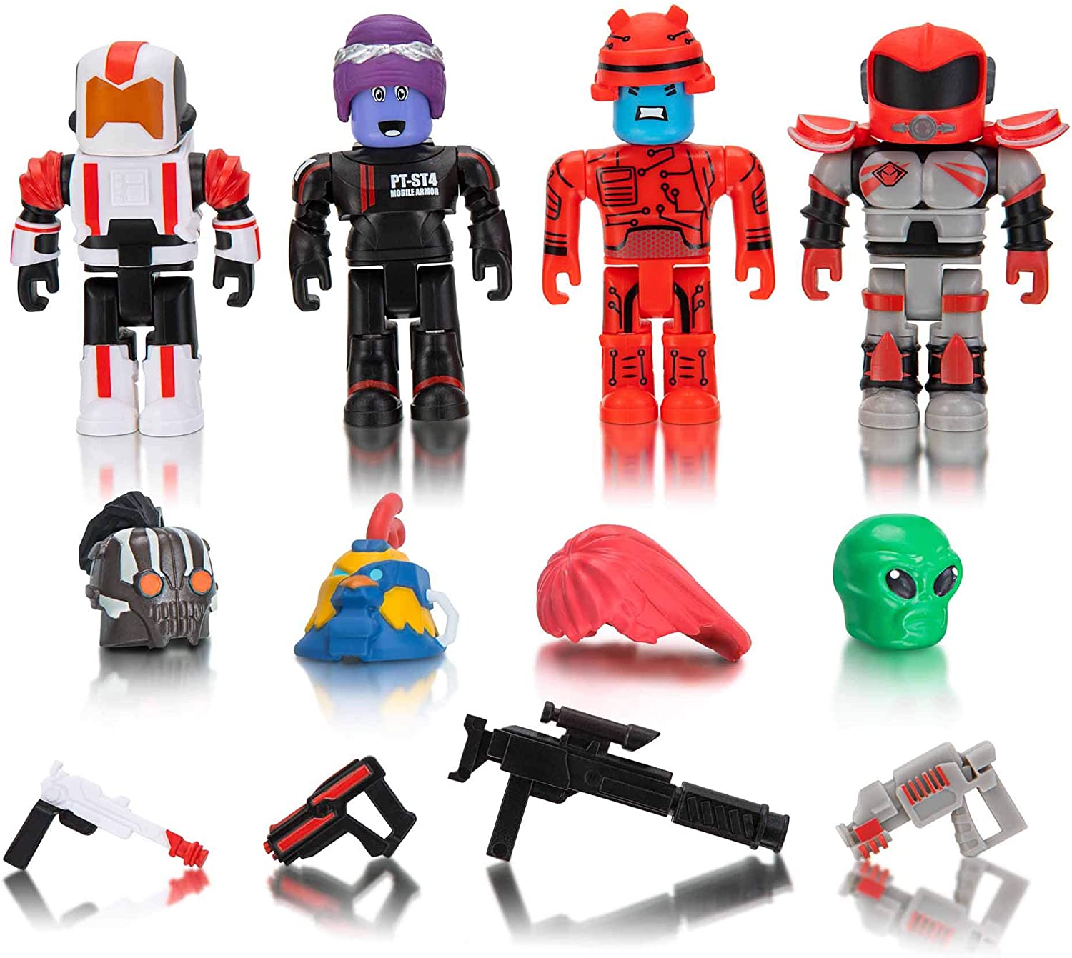 Roblox Action Collection - Star Commandos Four Figure Pack [Includes Exclusive Virtual Item]
