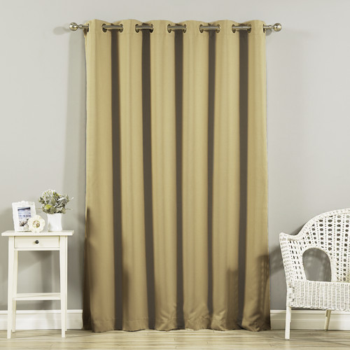 Best Home Fashion, Inc. Extra Wide Width Blackout Thermal Single Curtain Panel