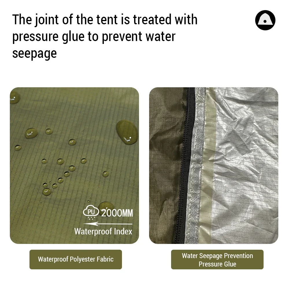 Spirastell Tents,Two Person Waterproof Windproof Two Layers QISUO Cousopo SIUKE BUZHI