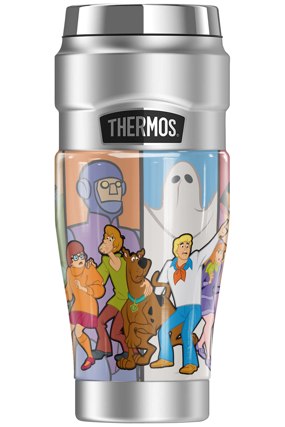 Scooby-Doo Bad Guys THERMOS STAINLESS KING Stainless Steel Travel Tumbler, Vacuum insulated & Double Wall, 16oz