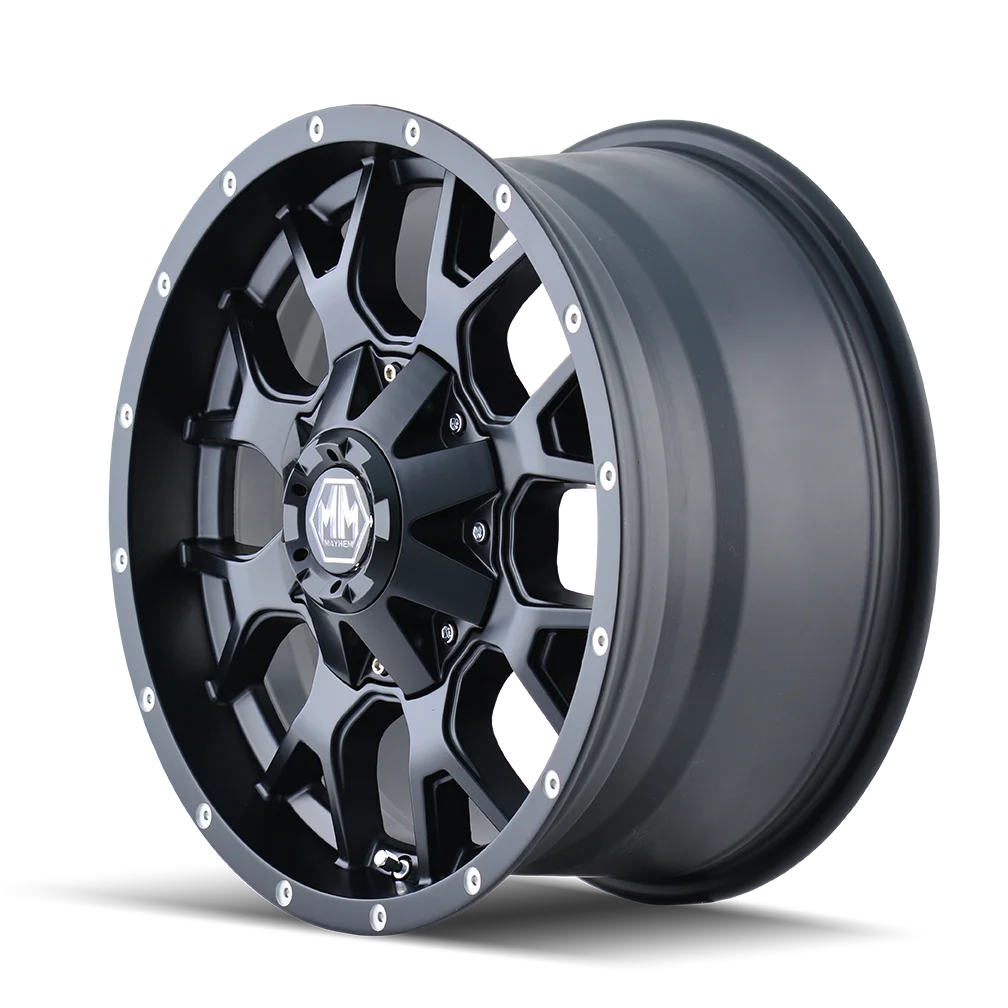 20x10 Mayhem 8015 Warrior Matte Black Wheel 8x170 (-25mm)