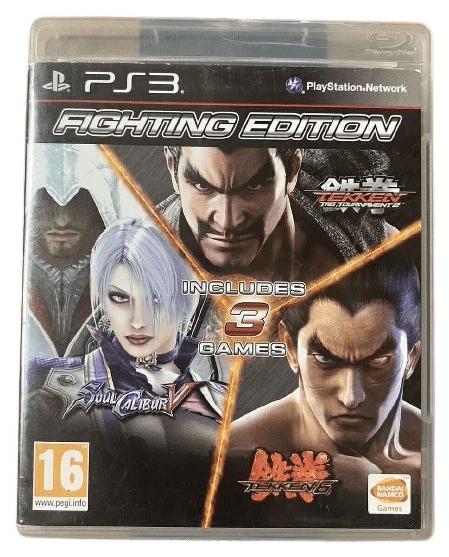 NEW&SEALED Fighting Edition PS3 Tekken Tag Tournament 2 Soul Calibur V Tekken 6