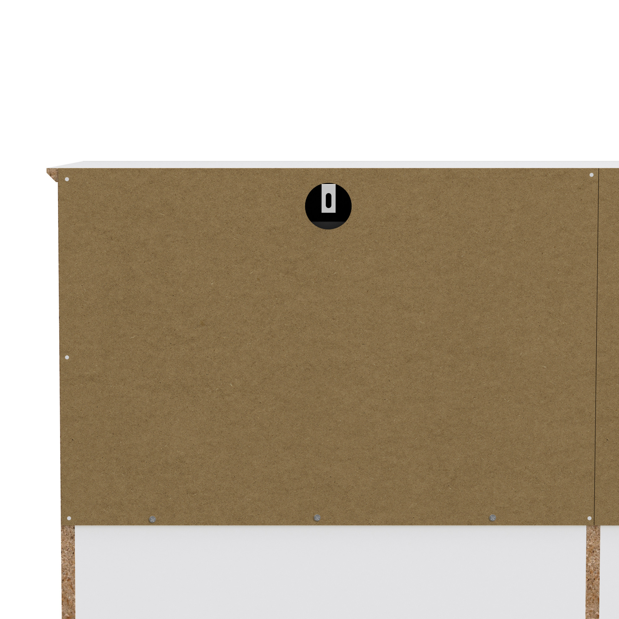 Hillsdale Campbell 6-Drawer Kids Dresser, White