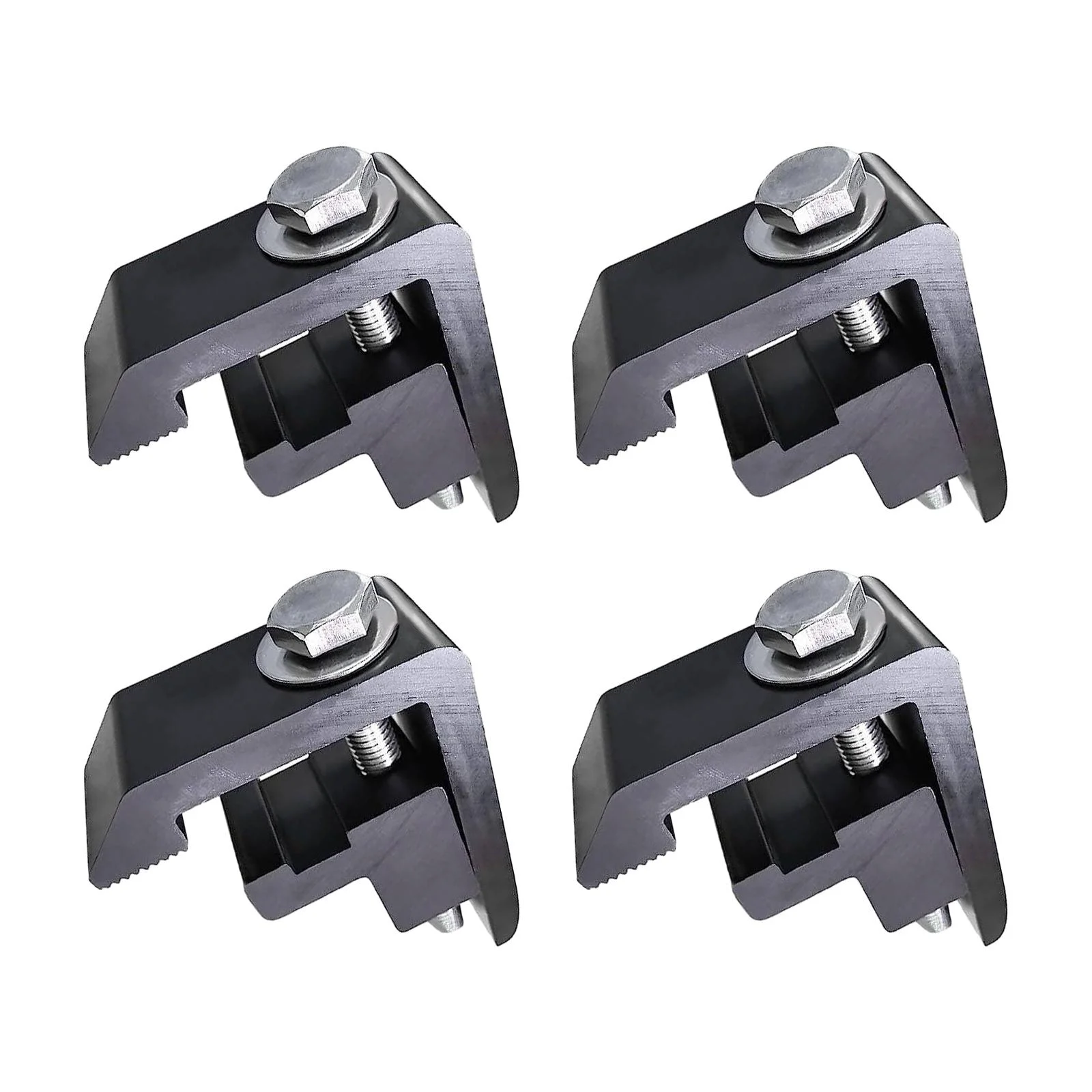 4x Track System Mounting Clamps Accessories Metal Camper Topper Clamp Mounting Clip for Camper Shell Stable Performance Automobile Parts