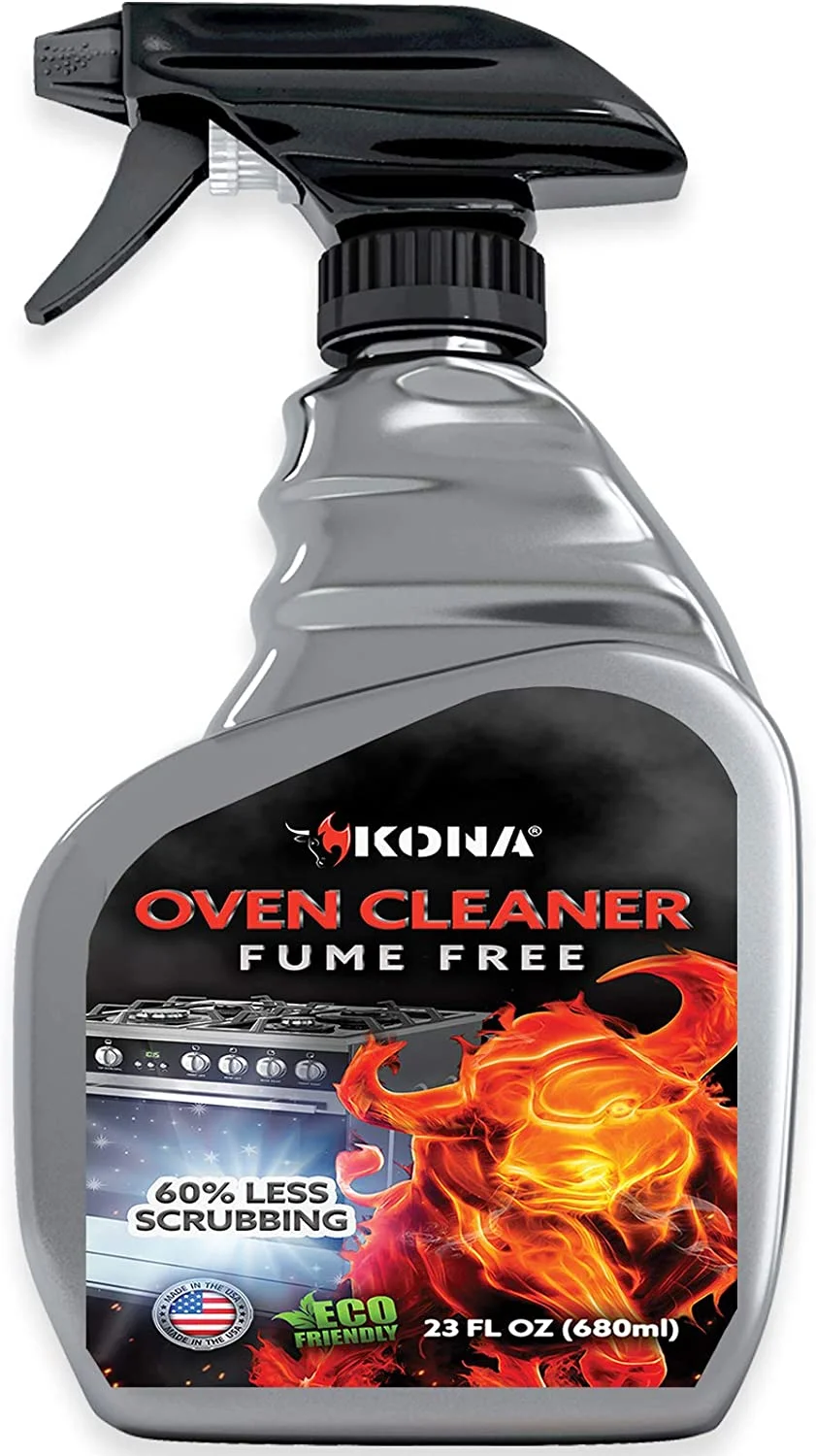 Kona Safe/Clean Oven Cleaner - Degreaser No Drip Spray, Eco Friendly, 23 oz
